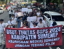 Usut Tuntas Kasus BSPS Sumenep ; Ratusan Massa Geruduk Kejagung RI