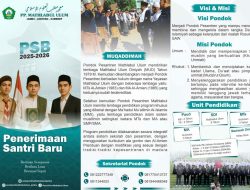 PP. Mathlabul Ulum Jambu-Lenteng Buka Penerimaan Santri Baru 2025/2026, Fokus Cetak Kader Ulama dan Pemimpin Umat