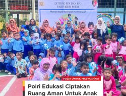 Polri Edukasi Anak di RPTRA Pesona, Dorong Terciptanya Ruang Aman dan Inklusif