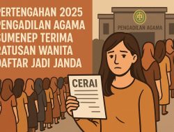 Pertengahan 2025 Pengadilan Agama Sumenep Terima Ratusan Wanita Daftar Jadi Janda