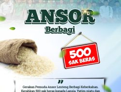 Ansor Lenteng dan Haswal Group Salurkan 500 Sak Beras untuk Warga Kurang Mampu