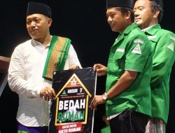 Dilantik di Depan Ribuan Jemaah, Ansor Lenteng Usung Tagline Futuristik