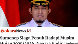 Sumenep Siaga Penuh Hadapi Musim Hujan 2025/2026, Negara Hadir Lindungi Warga dari Risiko Bencana
