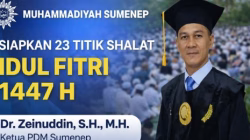 Muhammadiyah Sumenep Tetapkan Idul Fitri 1447 H pada 20 Maret 2026, Shalat Ied Digelar di 23 Titik